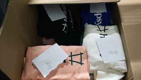 box of clothes