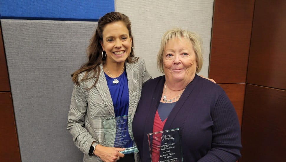 Courtney Kelly (left) and Jeanne Nolan.