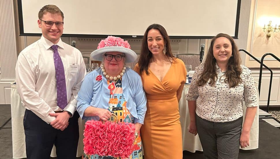 Steven Shields of Moody’s Analytics, award-winning realtor Michelle Leonard, CCCBI President & CEO Laura Manion, and Libby Horwitz of the Chester County Planning Commission