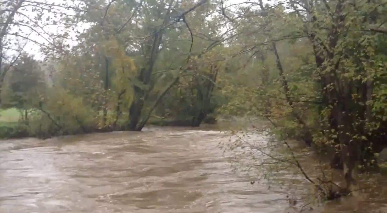 Old footage of Brandywine Creek flooding in Coatesville.