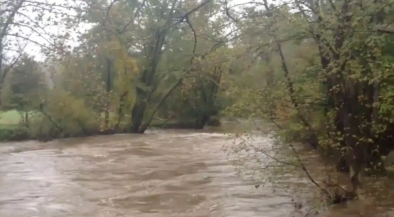Old footage of Brandywine Creek flooding in Coatesville.