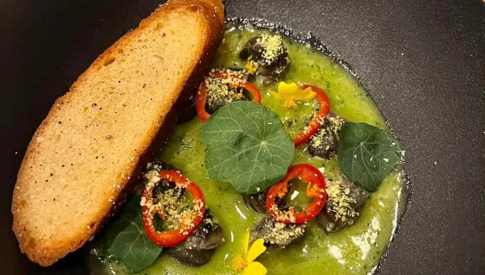 plated meal by De La Terre