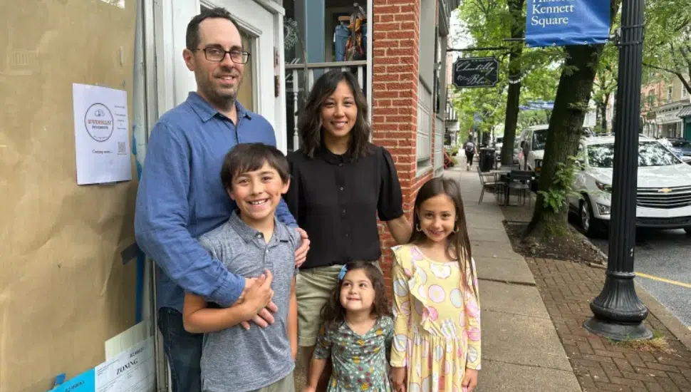 The crew of the future Wanderlust Donuts in Kennett Square.