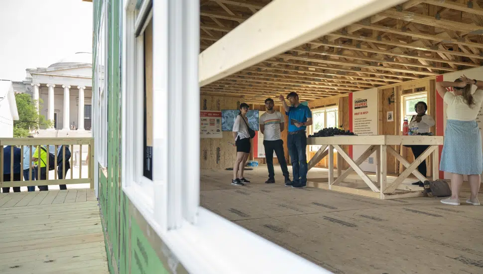 people in building
