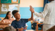 CCRES behavioral health jobs can lead to high fives in the classroom and a work-life balance.