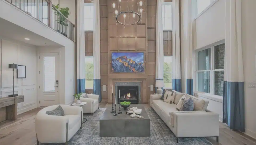 Artist rendering of the luxury townhomes that Toll Brothers plan to build in Malvern.