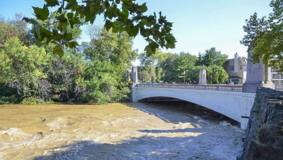 Brandywine River Creek flooding