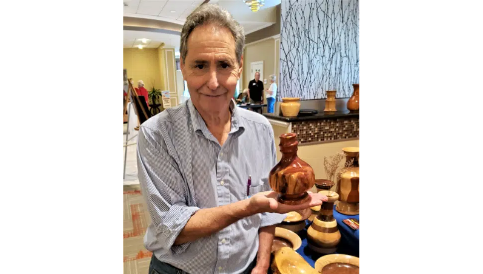Local Artist Astounds with His Wooden Creations at Oxford Craft Show