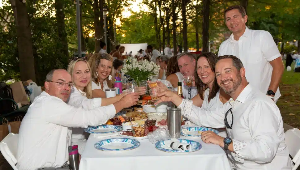 Fete en Blanc.