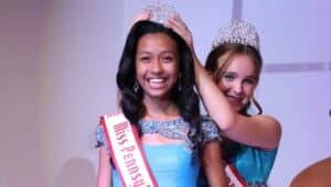 Ksenya Wong crowned 2023 National American Miss Pennsylvania Pre-Teen.
