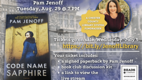 Pam Jenoff event flyer