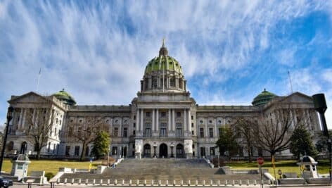 Pennsylvania State Capitol in Harrisburg