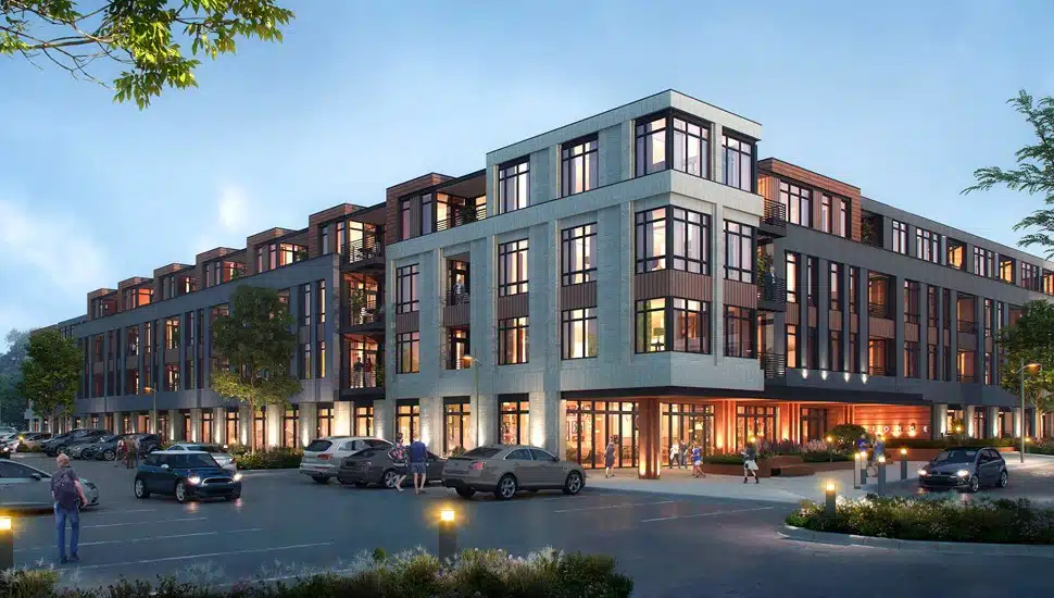 rendering of Ember at Berwyn luxury apartments