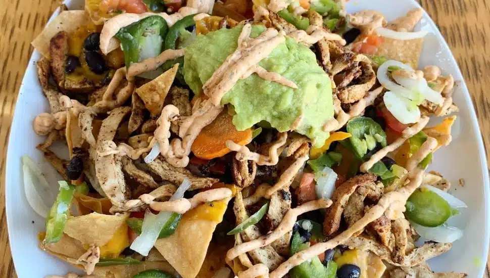 Nachos from The Greyhound Cafe.
