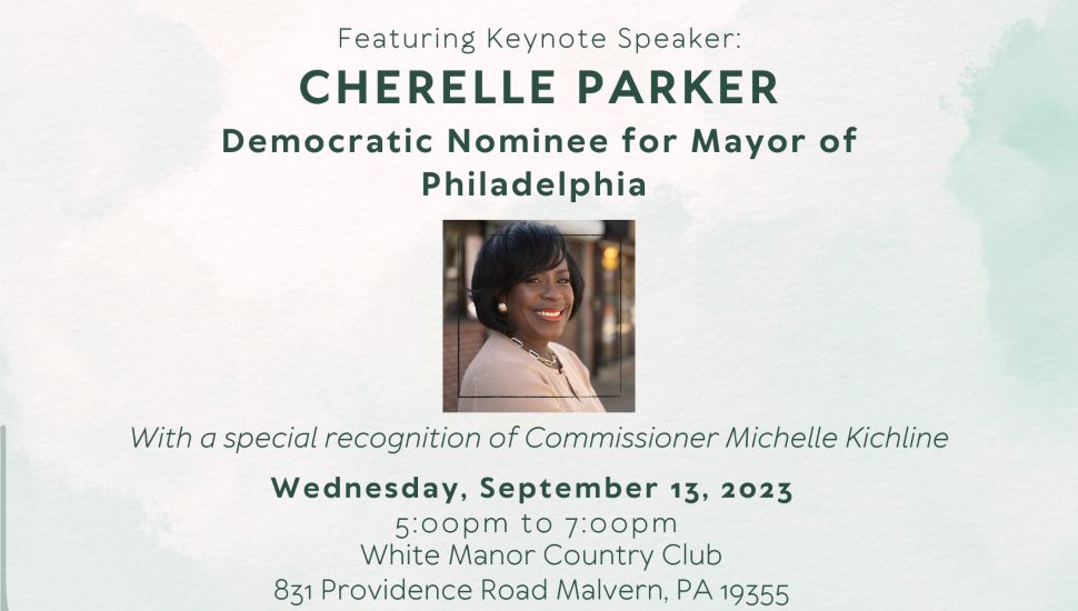 Cherelle Parker, the WIB dinner speaker.