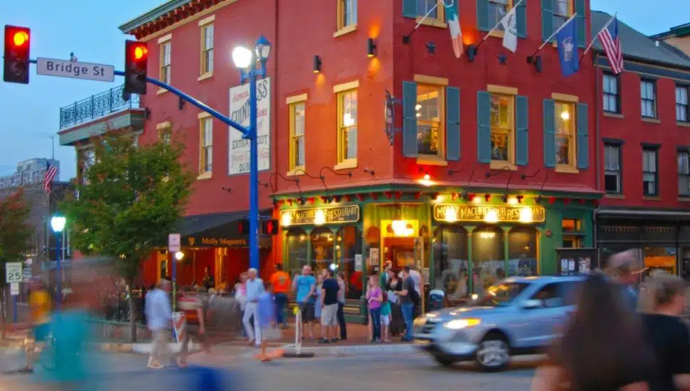 Bridge Street in Phoenixville.