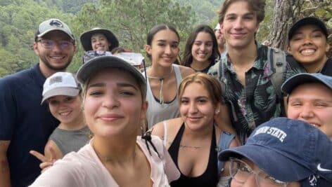 On their Maymester trip to Oaxaca, Mexico, Penn State students went on a variety of excursions, including hiking along nature trails.