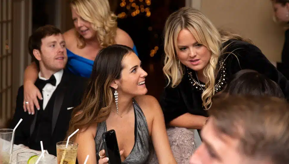 Guests enjoy themselves at a previous West Chester Charity Ball event.