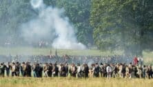 Gettysburg battle reenactment
