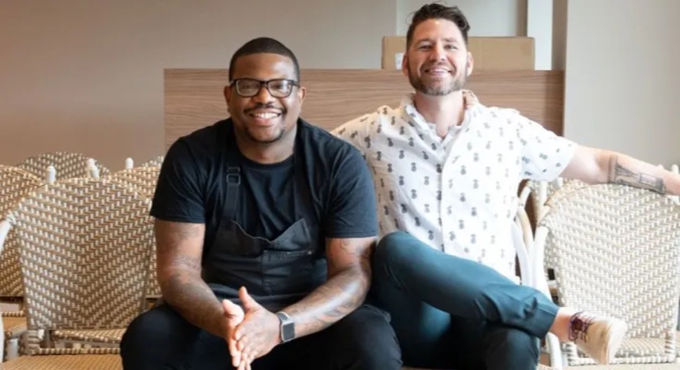 Philip Breen (right) owner of the new Rosemary in Ridley Park, with Rosemary's executive chef Elijah Milligan.