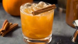 pumpkin bourbon drink