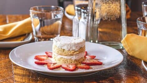 Tres Leche dessert at Agave Mexican Cuisine