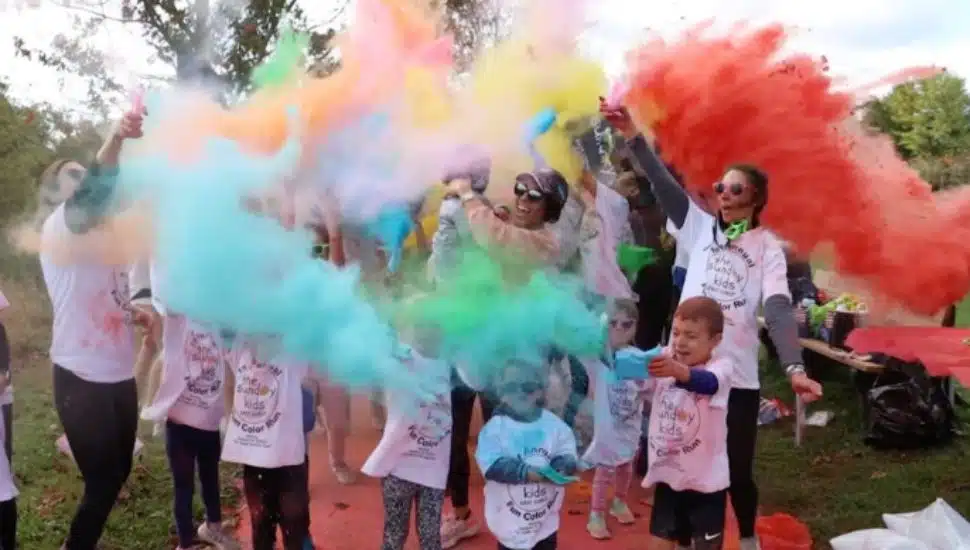 color run for The Sunday Kids: East Coast