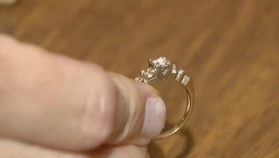 Gary Guadagno's mother's wedding ring
