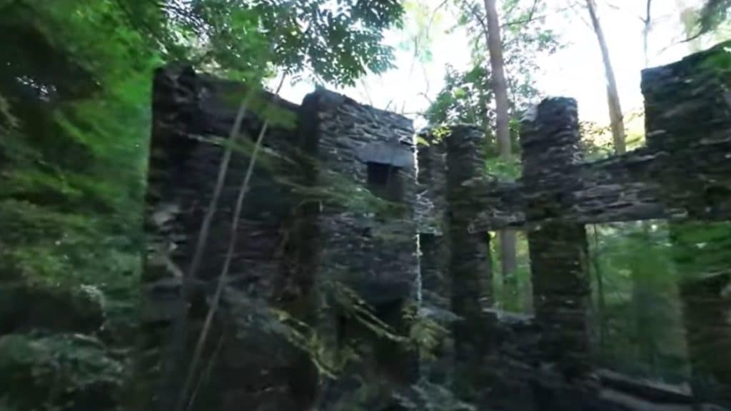 The ruins of Toddtown near Conshohocken.