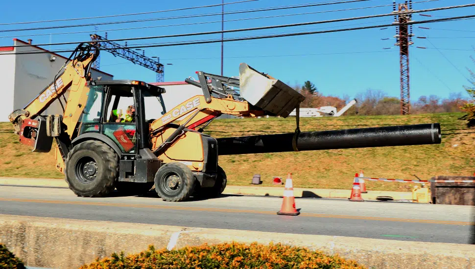 coatesville water main construction