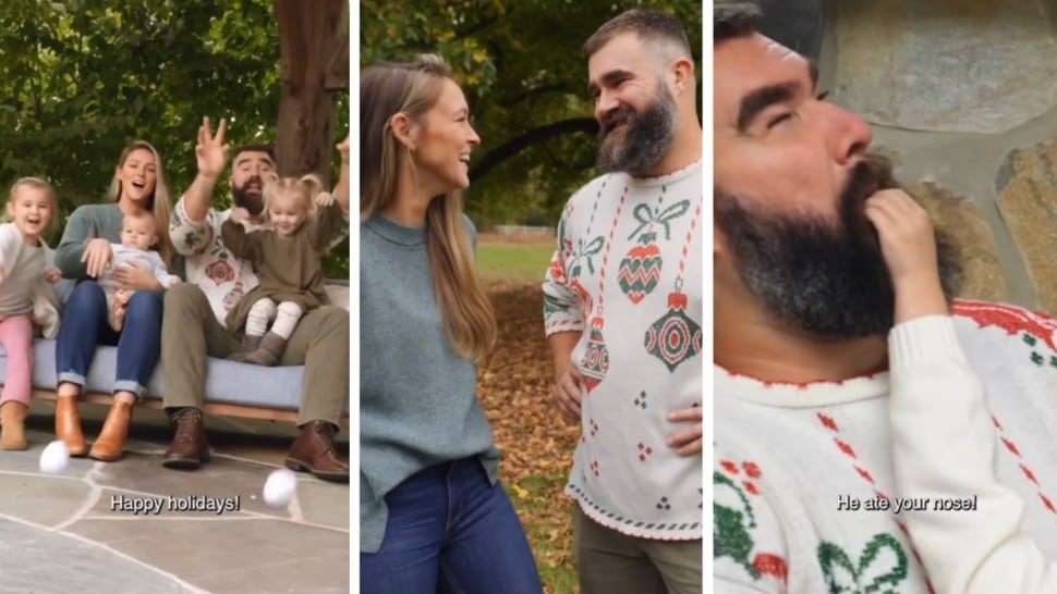 Kelce family holiday card
