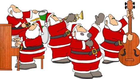 A Santa Band will be strolling in downtown West Chester, raising money for Safe Harbor of Chester County.