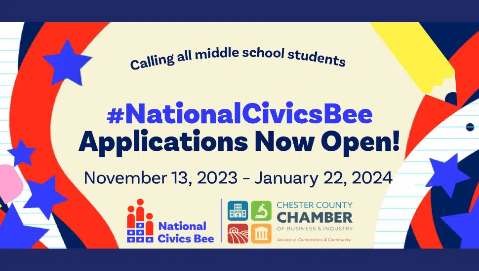 Chester County Chamber of Business and Industry Extends Civics Bee Essay Submission Deadline