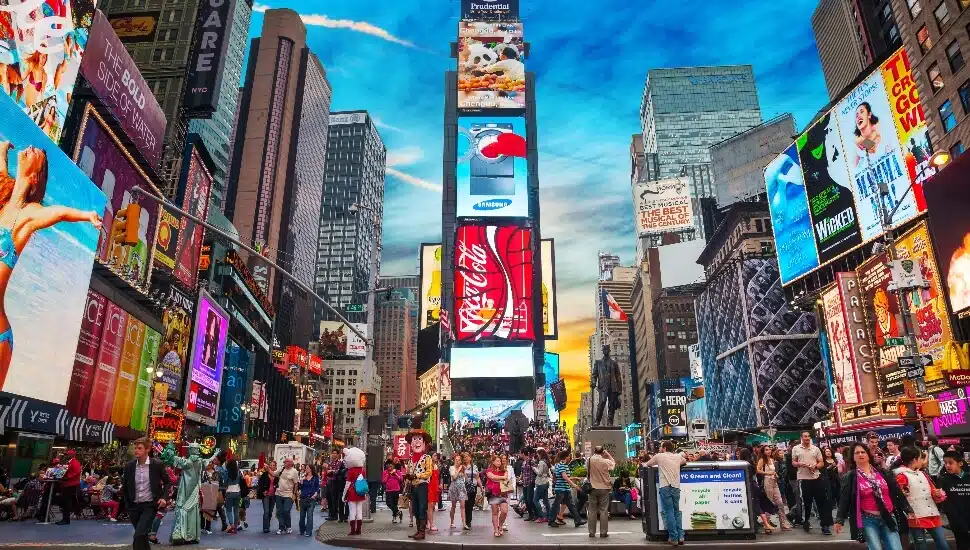 Times Square in New York City
