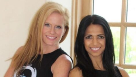 Kristine Carroll and Bhavna Shyamalan, founders of Vibe Vault Fit.