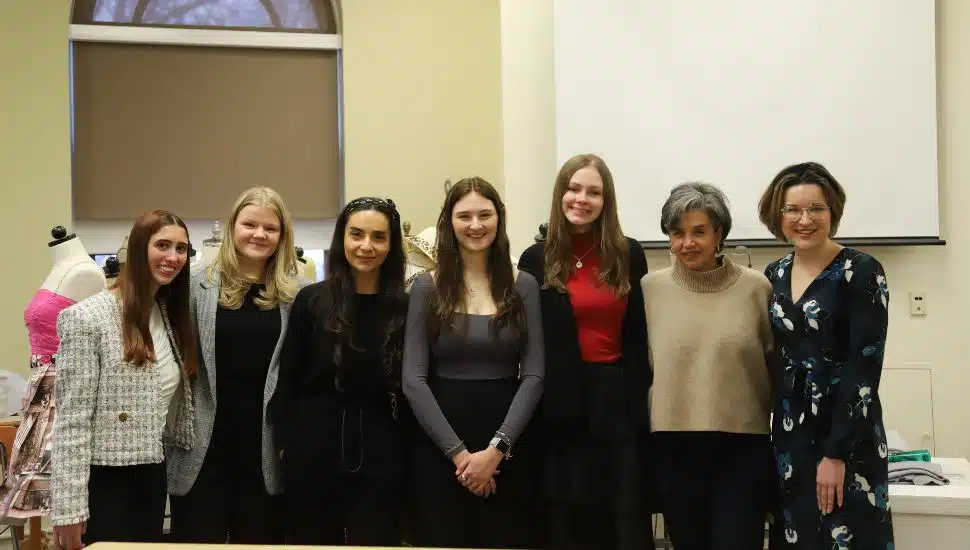 fashion merchandising students
