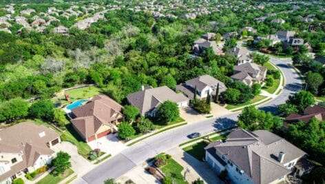 homes from birds eye view
