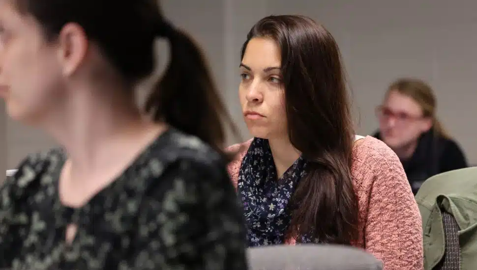 Immaculata grad students in class.