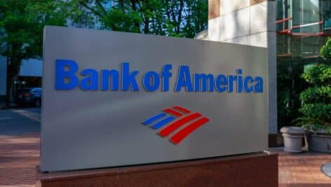 bank of america sign