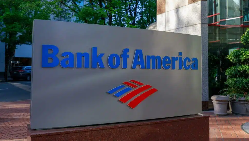bank of america sign