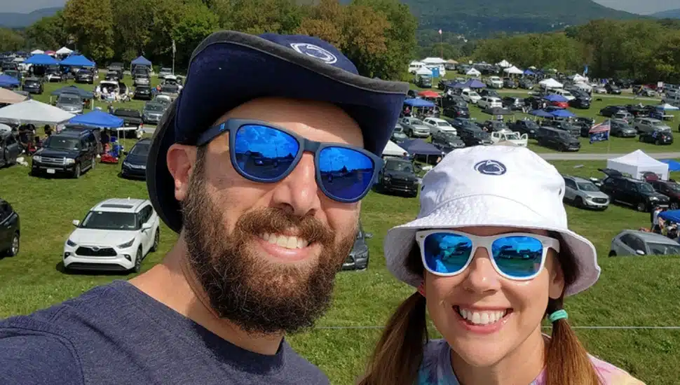 Jessie Whiteman and husband John Iacobacci