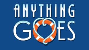 Flyer for the production "Anything Goes."