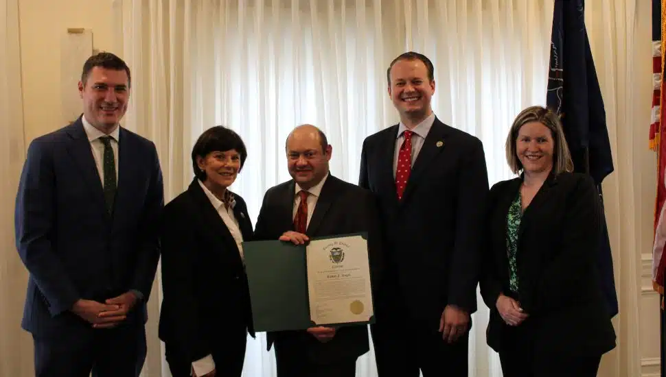 bobby kagel with county commissioners