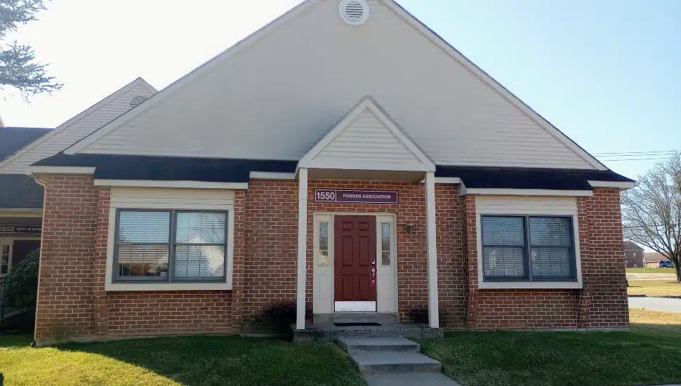 The outside of the building housing the Eviction Prevention Case Resolution program run by Friends Assocation.