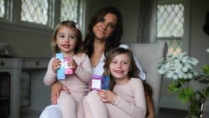 Milk Made Skin founder with her daughters