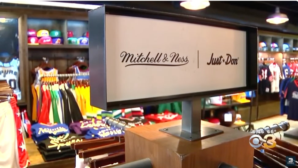 Mitchell & Ness Walnut Street store