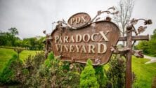 Paradocx Vineyard sign