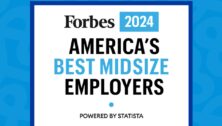 text that reads: Forbes 2024 America's Best Midsize Employers