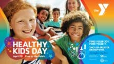 YMCA healthy kids day graphic