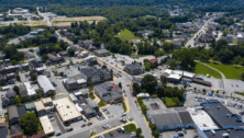 Downingtown aerial view